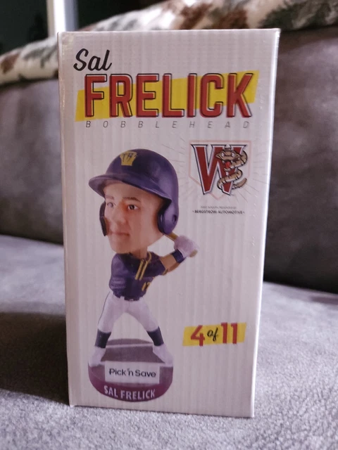 Sal Frelick Wisconsin Timber Rattler Bobblehead NIB  Free S/H