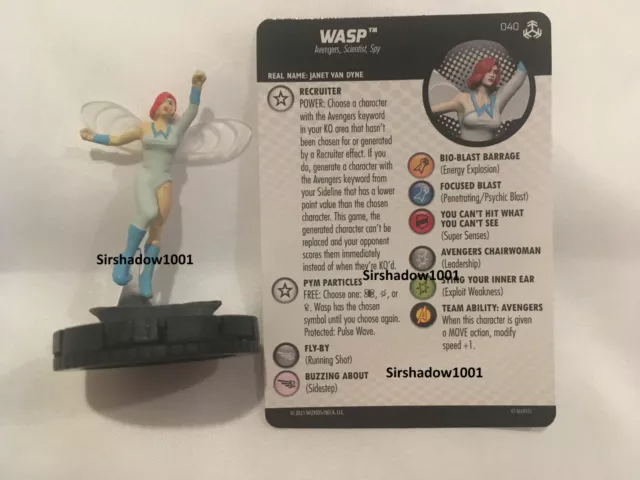 Heroclix Wasp 040 Marvel Avengers War of the Realms Rare