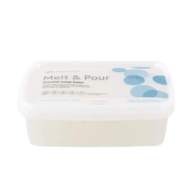 Melt And Pour Base de savon Transparent Sans Laureth sulfate de sodium 1 Kg