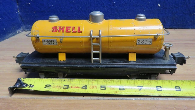 Lionel PREWAR O 2815 Shell Oil Tanker 618143 Lionel PREWAR O 2815 Shell Oil Tanker 618143