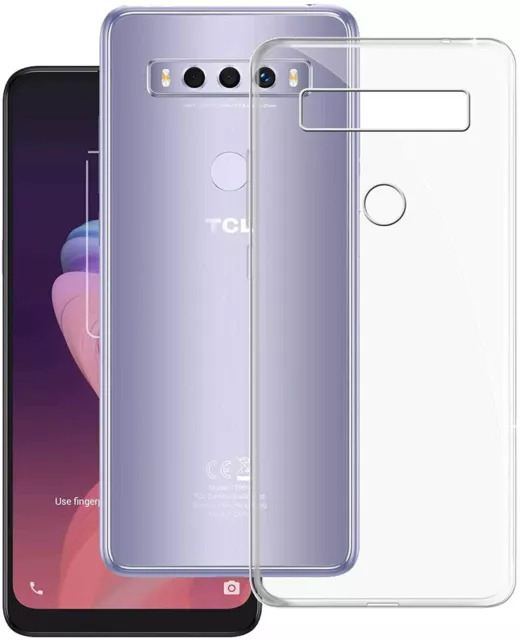 Funda TCL 10 SE (4G) Carcasa Gel TPU Silicona PTG TR + Protector