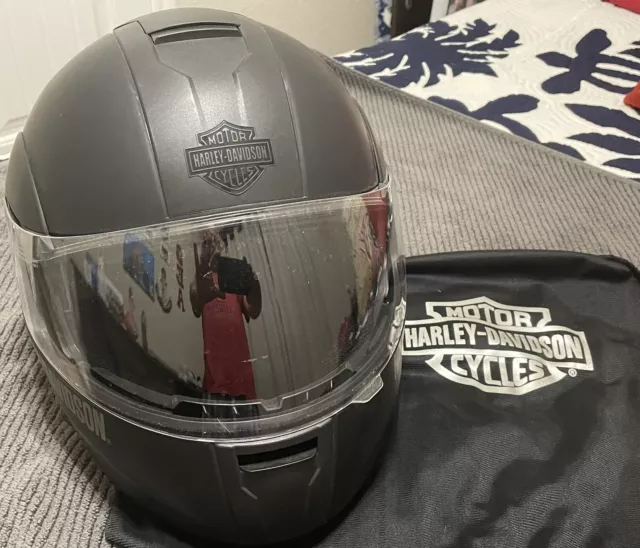 Harley Davidson Modular Helmet Large Full Face Matte Black