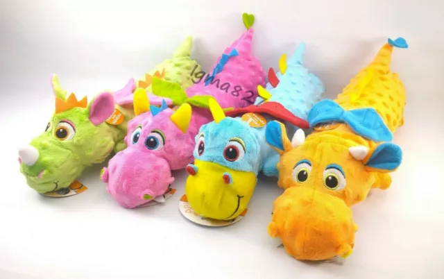 The Pet Shop Comfy Creatures Crinkle & Squeak Dragon Soft Puppy Dog Toy