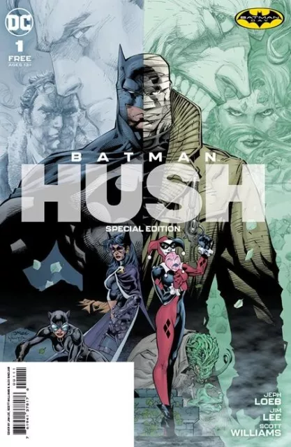 DC: Batman #1 HUSH Special Edition in honor of Batman Day 2022 Cover by Jim Lee
