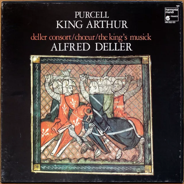 Purcell • King Arthur • Deller • 2 Lp Box • Ex/Nm- • Harmonia Hm 252/53