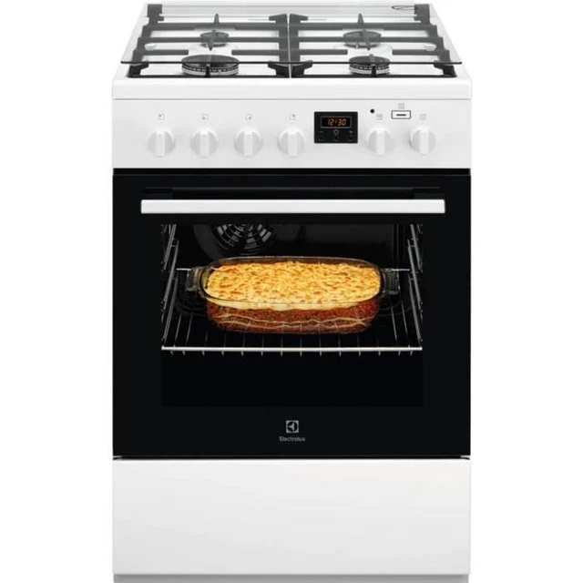 Electrolux LKK640200W Cuisinière Gaz Blanc A