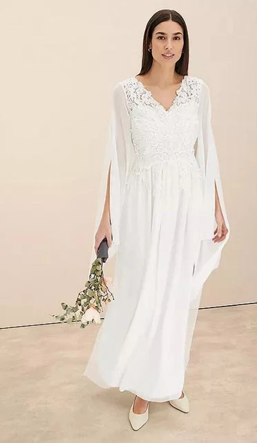 Robe Cocktail Point Mariage - Ivoire/nude - Taille 42 - Genou - Neuf Avec étiquettes