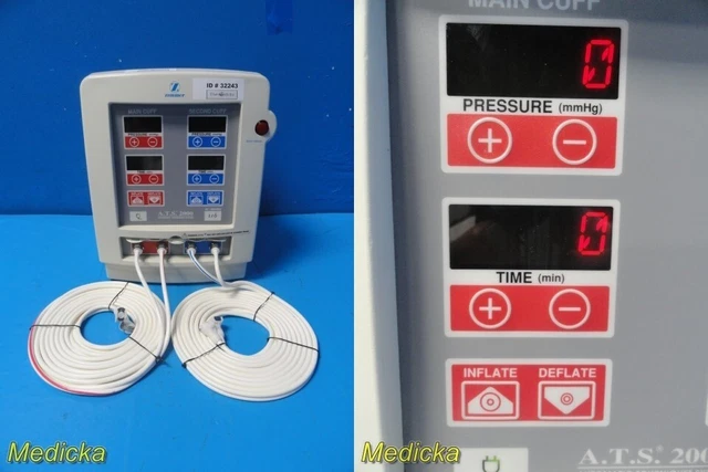 Zimmer ATS 2000 Automatic Tourniquet System , NEW BATTERY, 2X Tubings ~32243