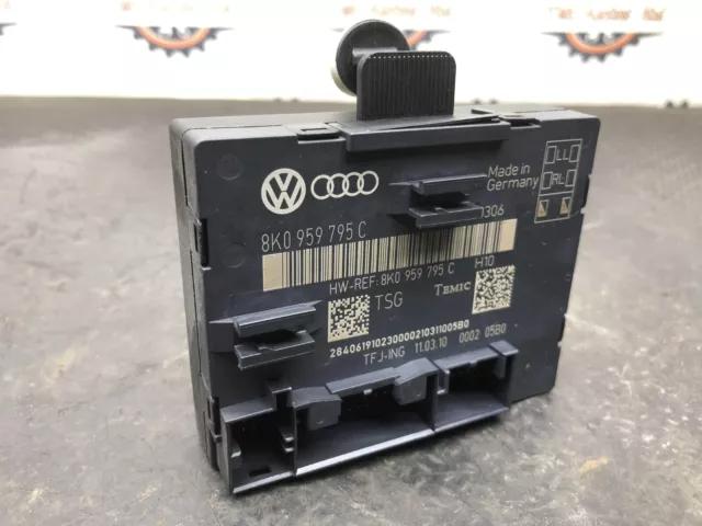 2010 Audi A4 B8 S-Line 8K0959795C Nearside Left Rear Door Control Module