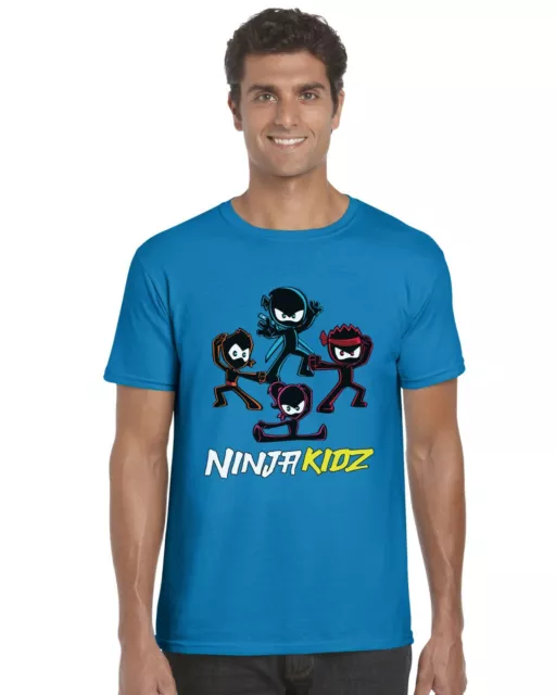 Ninja Kidz Kids T-Shirt YouTuber YouTube Tee Top Childrens Girls Boys