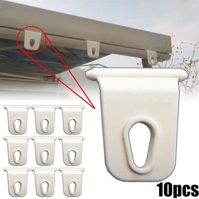 Porte-vêtements universel peu encombrant pour auvent de camping-car fente à ro