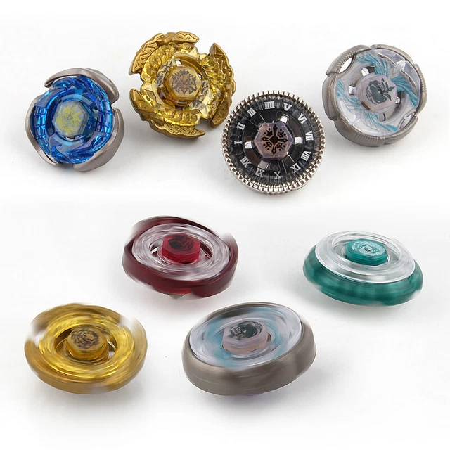 BEYBLADES MASTER METAL Fusion Rotate Rip cord Launcher Rapidity Fight ...