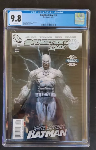 Brightest Day #14 CGC 9.8 1st app White Lantern Batman HTF