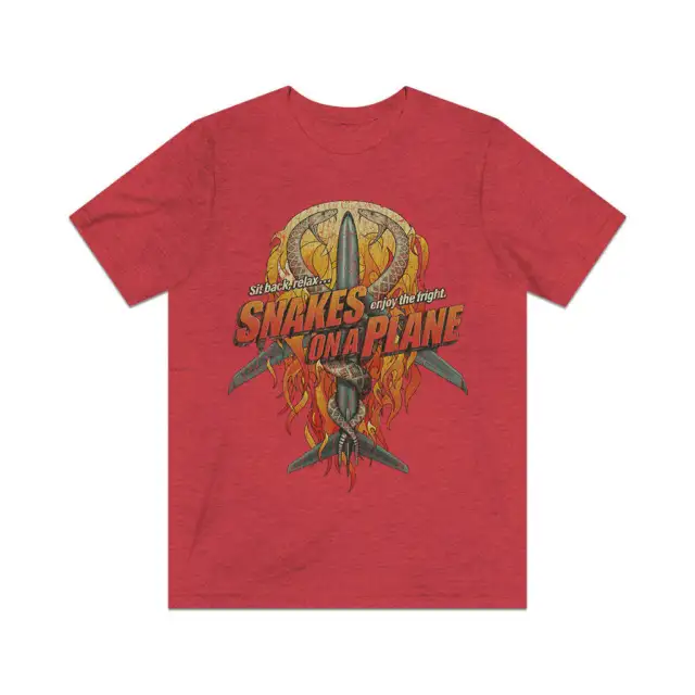 SNAKES ON A Plane 2006 Vintage Men's T-Shirt $29.95 - PicClick