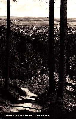 Ilmenau i. Th. , Ausblick von der Buchenallee   ,Ansichtskarte