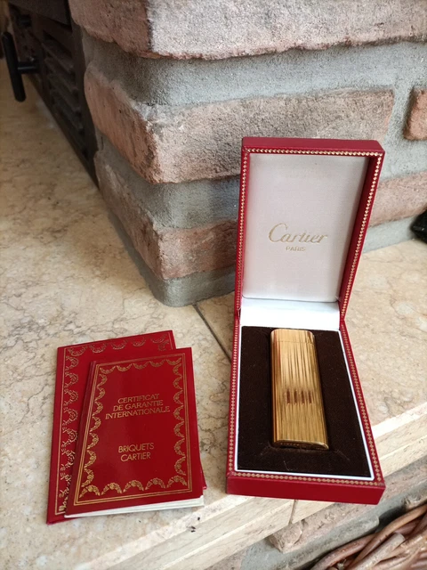 Cartier Paris Accendino Placato Oro