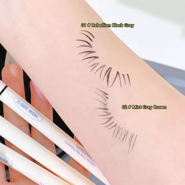 Double Tip Lower Eyelash Pencil Natural Ultra-Fine Lower Eyelashes Liquid Pen