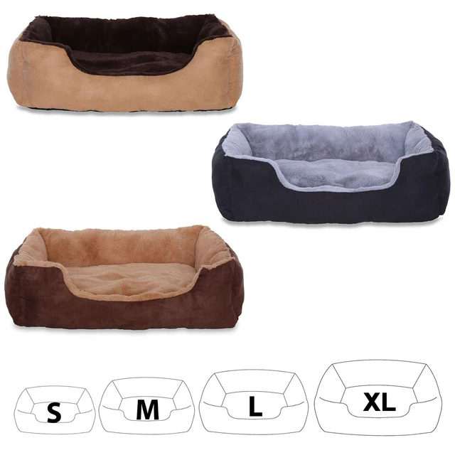 lionto Lit pour chien panier avec coussin réversible
