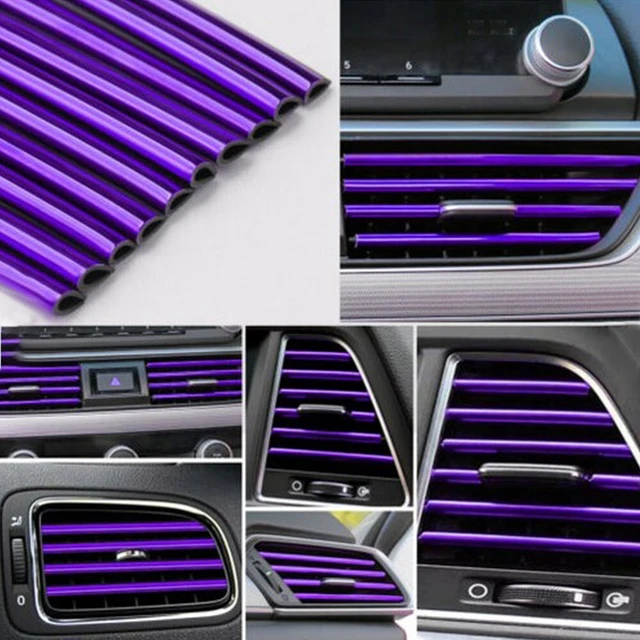 Brandneu Auto Klimaanlage Luftausgang Klinge Innen Zubehör PVC Material