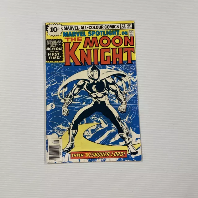 Marvel Spotlight #28 Moon Knight 1976 FN Pence Copy