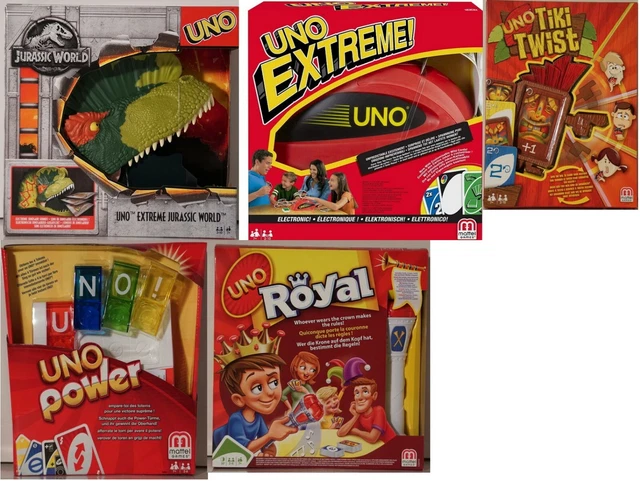 Mattel V9364 Mattel Jeux UNO Extreme avec lance-aléatoire, jeu de cartes à partir de 7 ans