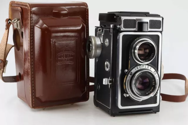 Zeiss Ikon Ikoflex IC Kamera Camera Tessar 75mm Objektiv Lens  93562