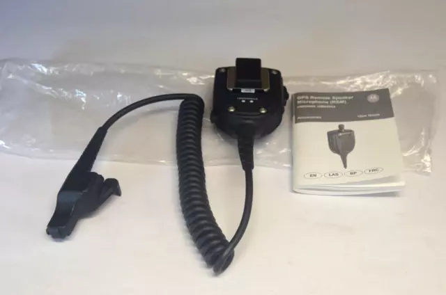 Motorola GPS Remote Speaker Microphone HMN4084A RSM ForXTS5000&2500      (3-D)