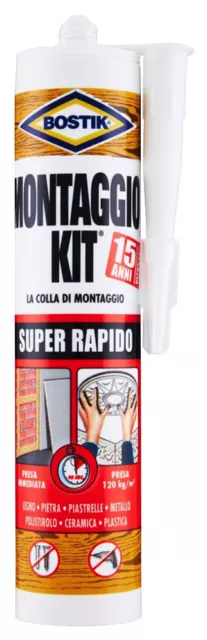 Bostik Cart.montaggio Kitsuper Rapido 370Gr