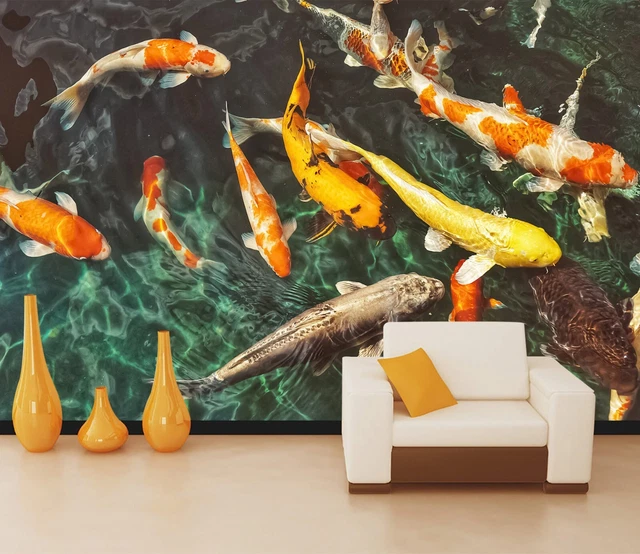 3D AUTUMN COOL Creek K4192 Wallpaper Mural Self-adhesive Removable