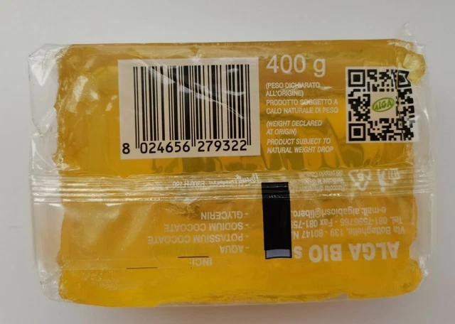 Sapone Ecologico All'Alga Per Bucato A Mano E Lavatrice – Ipoallergenico, 4 Pezzi