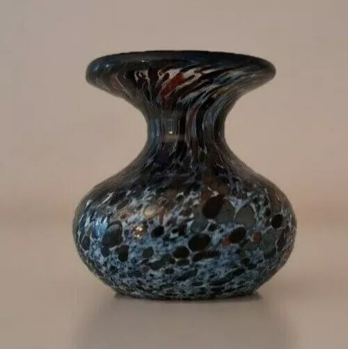 KOSTA BODA, Design Bertil Vallien, Miniatur Bud-Vase/mehrfarbig, Ritzmarke 97642