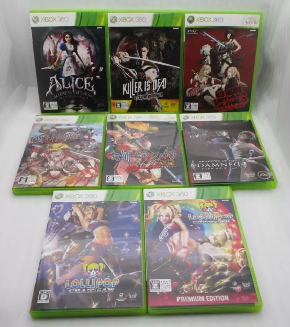 USED S Microsoft XBOX 360 LOLLIPOP CHAINSAW Valentine Edition PREMIUM  Collection