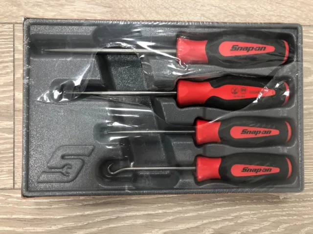 *NEW* Snap on 4 Piece Awl, Hook, Pick RED SGASA104BR