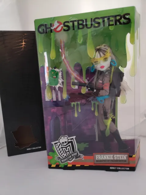 2016 SDCC Comic Con *RARE*HTF MONSTER HIGH GHOSTBUSTERS FRANKIE STEIN NRFB