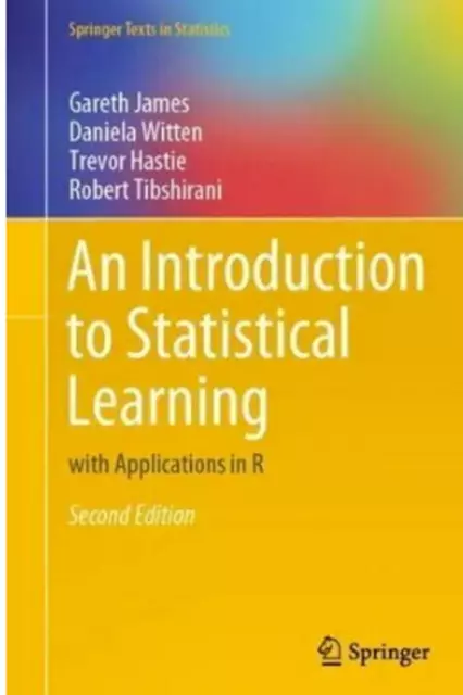 An Introduction To Statistique Learning Reliure Par Gareth James en Anglais 3