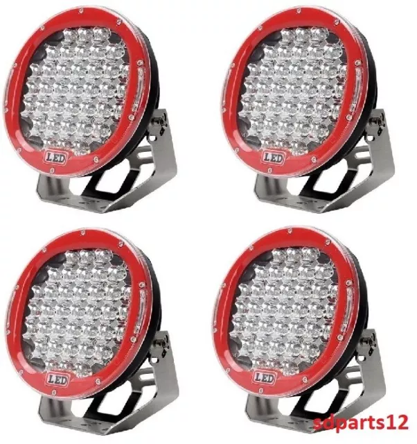 4x 96W Lampe de Travail LED Spot 12/24V Pour Camion Tracteur Châssis Élévateur