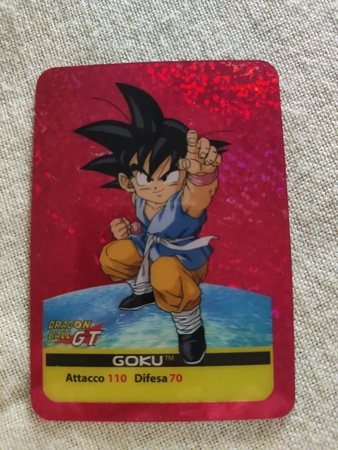 LAMINCARDS DRAGON BALL GT Edibas Serie Smeraldo GOKU N R3 Rubino EUR 3 ...