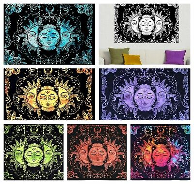 Wall Hanging Tapestry Sun art decor Hippie Boho Bohemian Mandala gypsy throw new