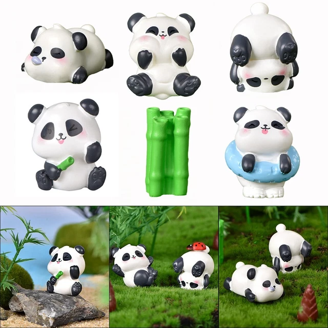 Figurine Porte-bonheur COACOM Lot De 8 Cochons Décoratifs Miniatures - Résine Rose - Porte-Bonheur Pour Bureau Ou Voiture Sony Angel