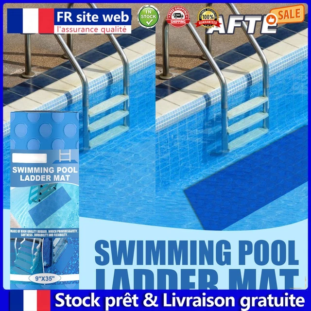 FLEXIBLE SWIMMING POOL Ladder Mat Pool Step Pad, Wearresistant Non