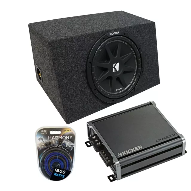 Universal Car Stereo Hatchback Sealed Single 15" Kicker Comp C15 Sub Box CXA8001