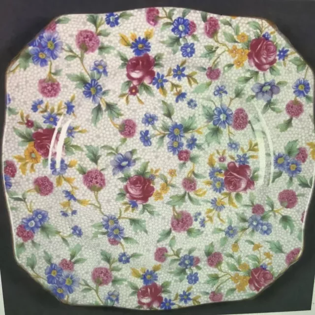 Royal Winton Old cottage Chintz Grimwades Small  Plates genuine. Set Of 2