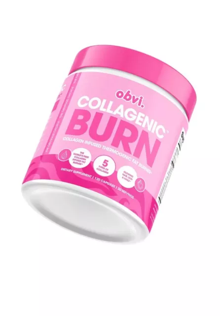 Obvi Collagenic Burn Collagen + Fat Burner 120 Capsules