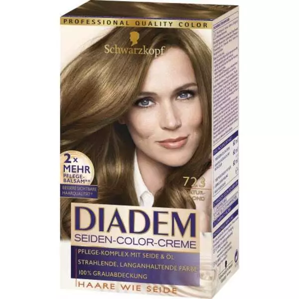 Schwarzkopf Diadem Soie Color Creme Blond Naturel 723 3er Pack