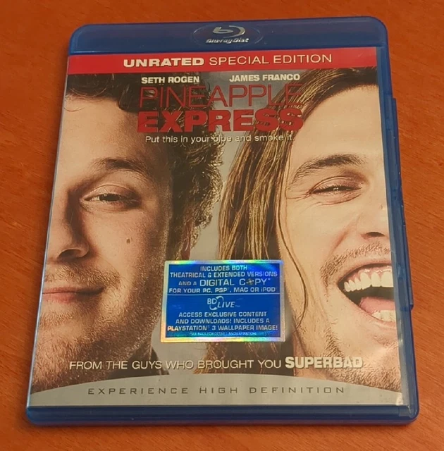 PINEAPPLE EXPRESS BLURAY Unrated Special edition Seth Rogen James