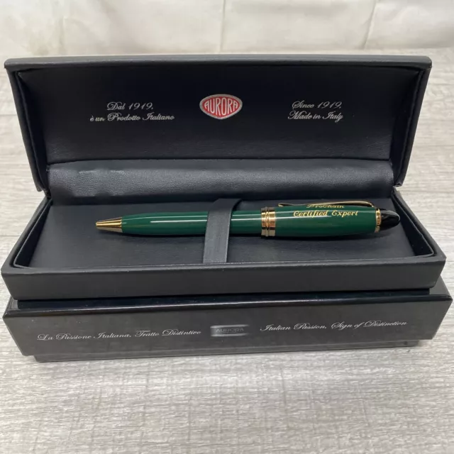 New Aurora Ipsilon Resin Ballpoint Pen - B31 Green