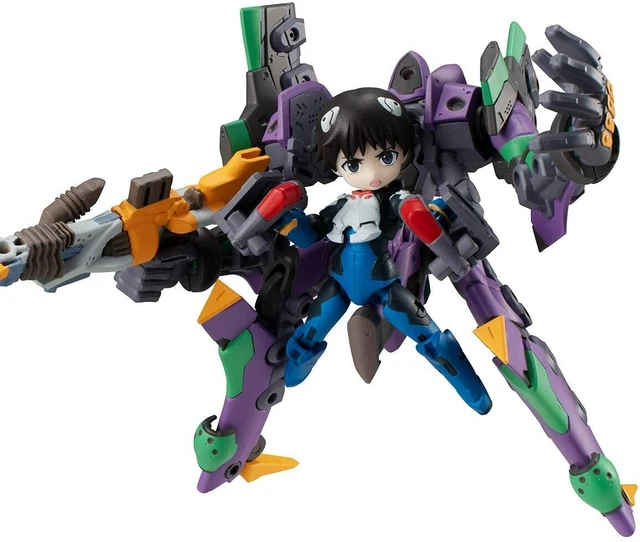 Desktop Army Evangelion Shinji Ikari & EVA Unit-01 figure MEGAHOUSE Anime Toy