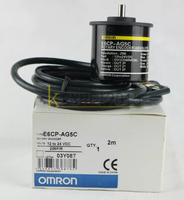 New One E6CP-AG5C OMRON Absolute Rotary Encoder 256P/R E6CPAG5C New