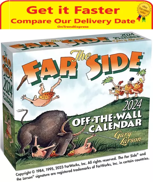 NEW FAR SIDE 2024 OfftheWall Calendar by Gary Larson BOXED FARSIDE