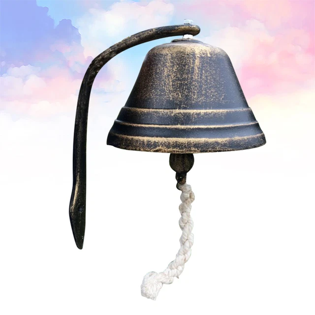 Panca da giardino 132 cm Acciaio Marrone Anticato
